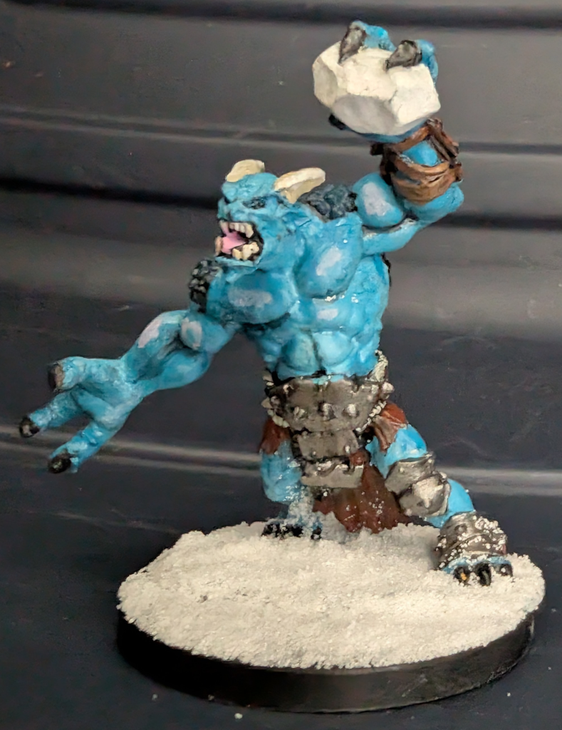 Reaper Minatures Bones Ice Troll