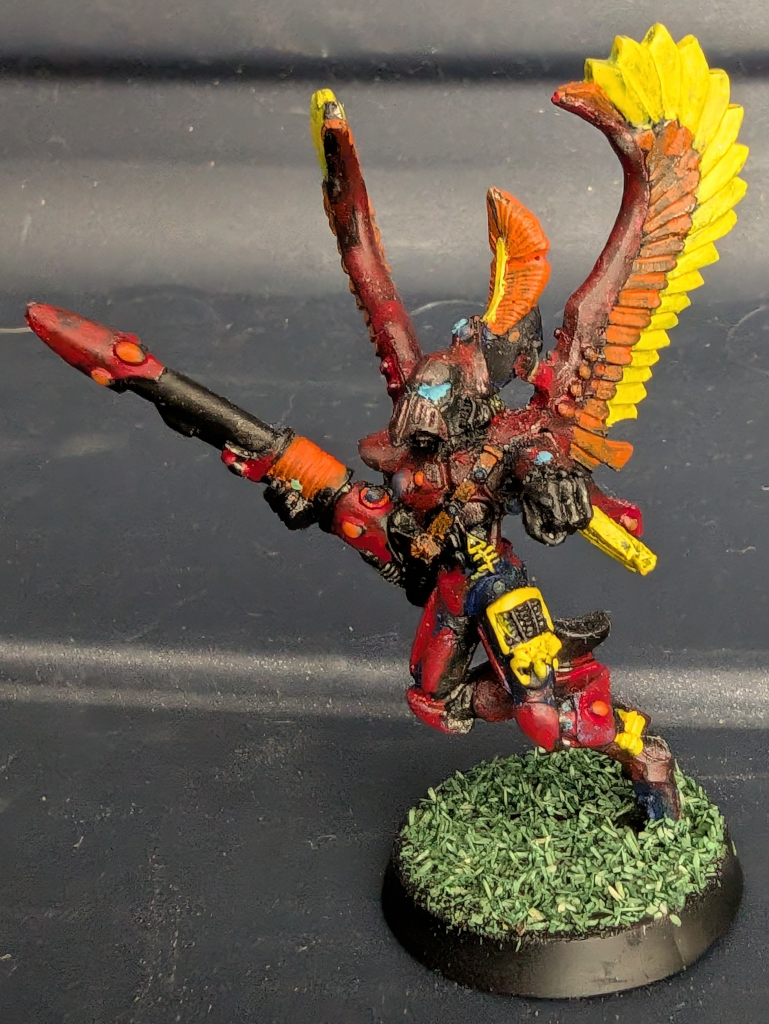 Craftworld Eldar Swooping Hawk Exarch with a Hawk's Talon